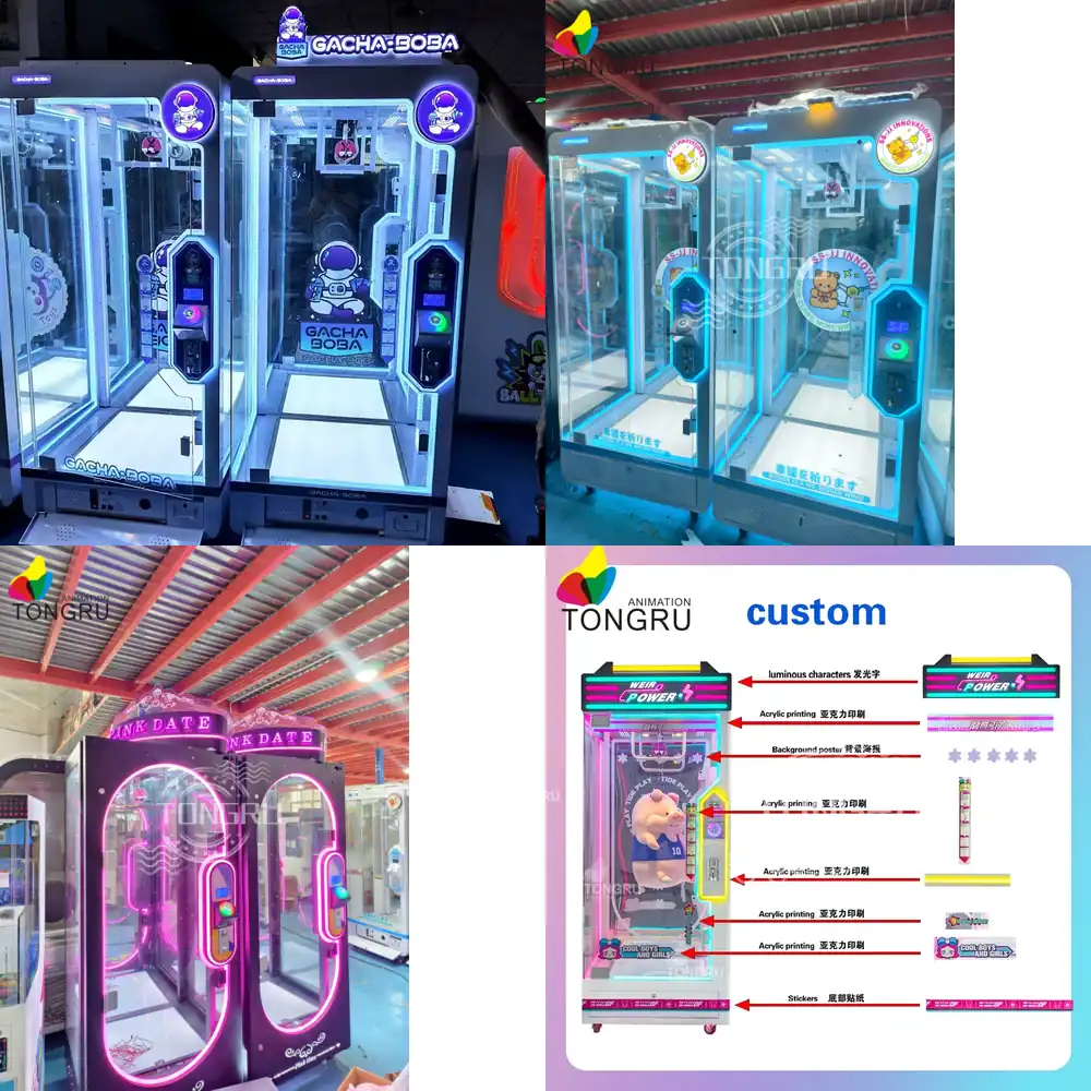 Arcade Toy Vending Machine - Duża Maszyna do Gier z Nożycami,