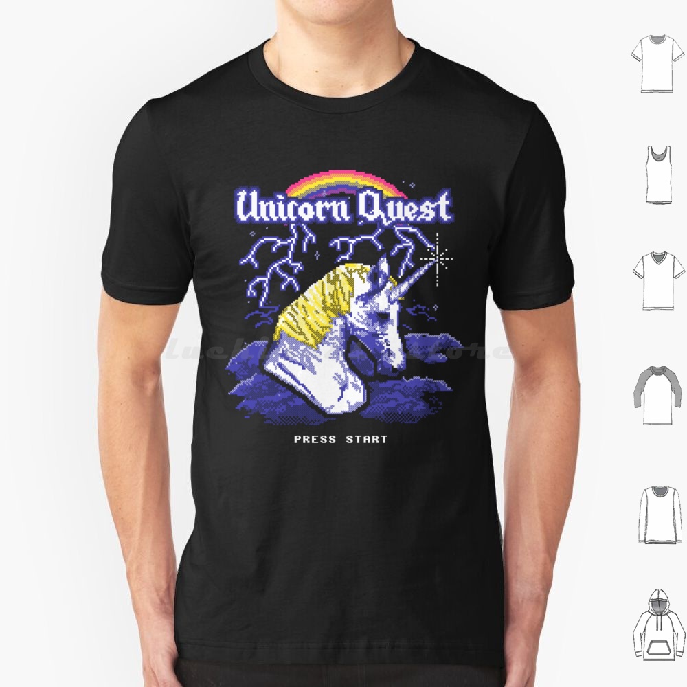 Arcade Quest - Koszulka Unicorn Quest Duży Rozmiar 100%