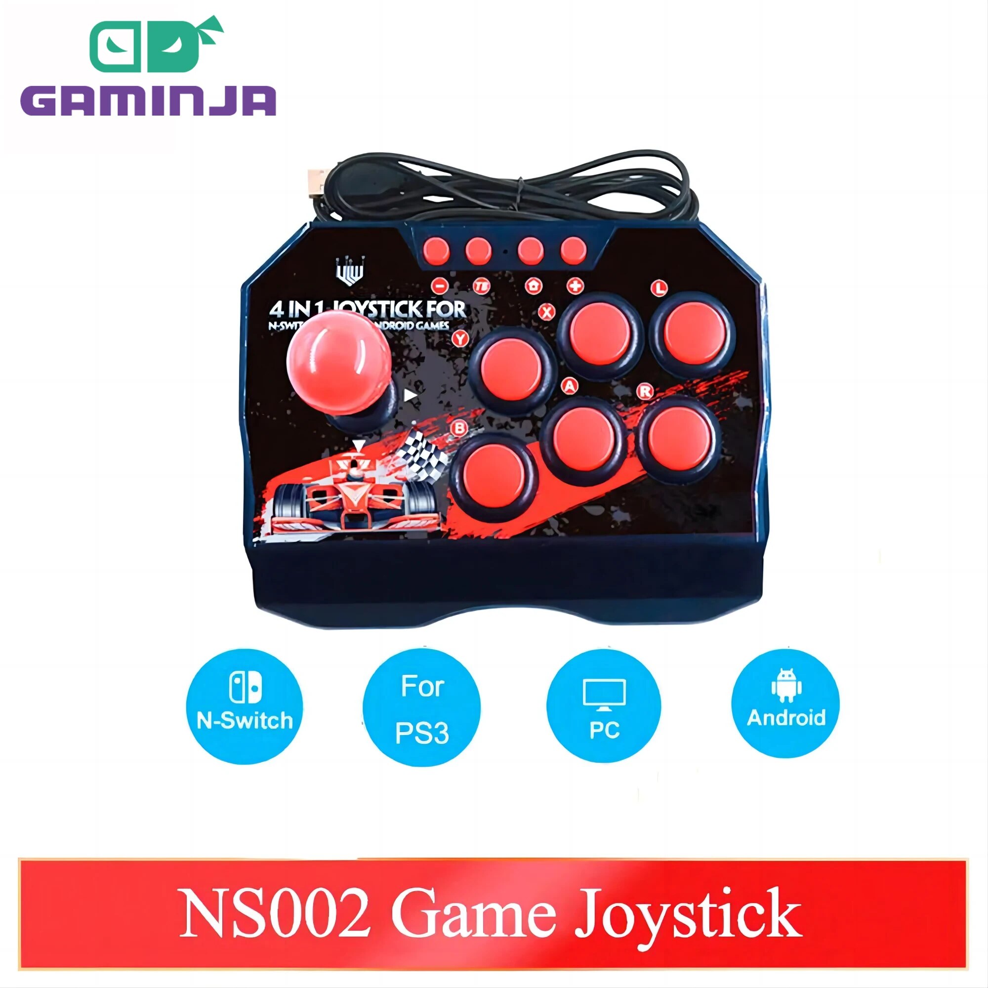 Arcade Vibes - GAMINJA NS002 4 w 1 retro