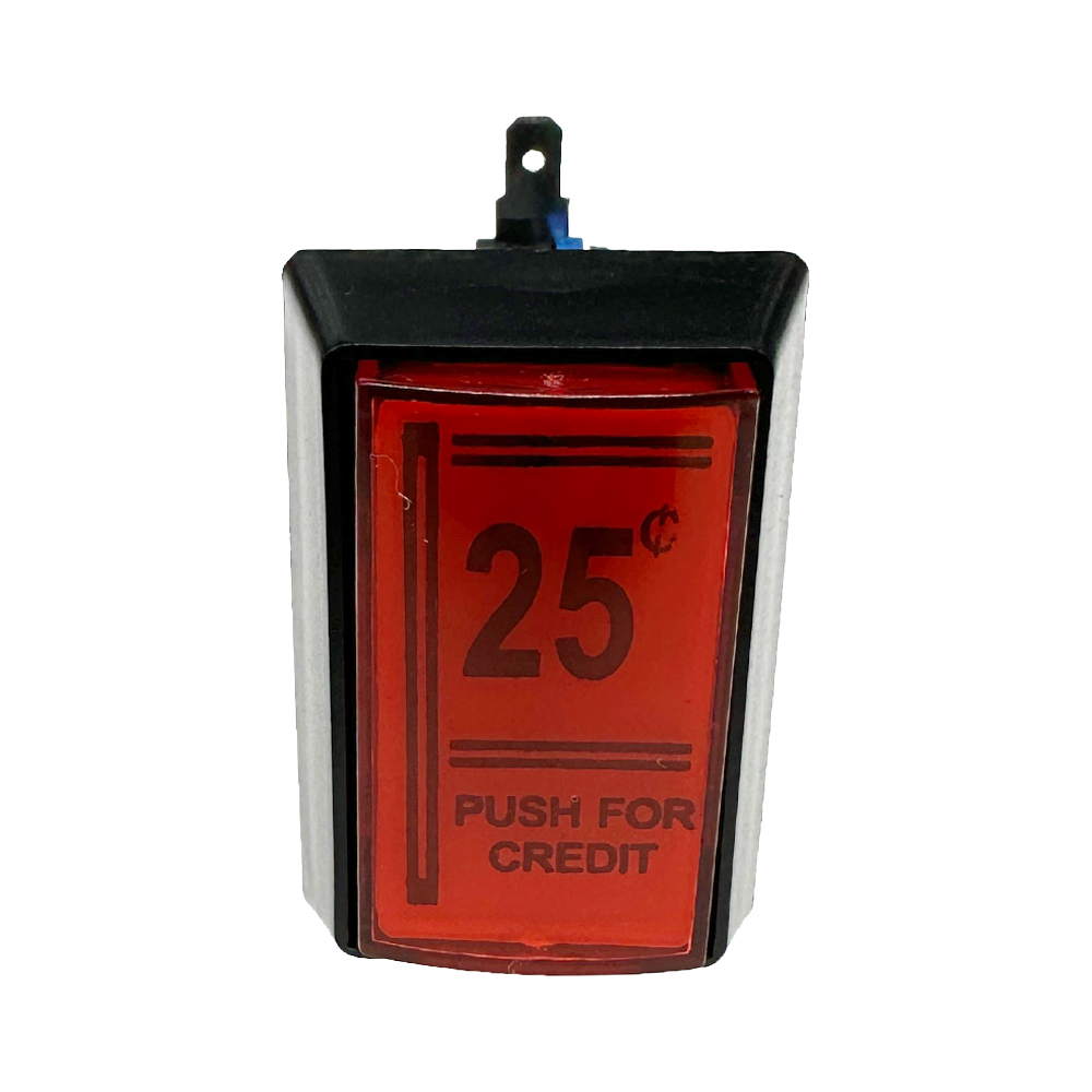Coin Pusher Machine - 1 sztuka 25 centów prostokątny przycisk