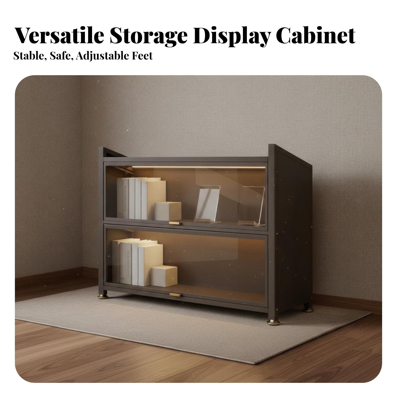 Gablota na figurki odporna na  – Glass Cabinet Display recenzja i cena