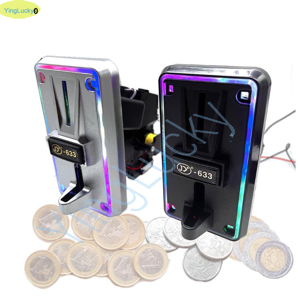 Kolorowy czytnik monet LED, se – Coin Pusher Machine recenzja i cena