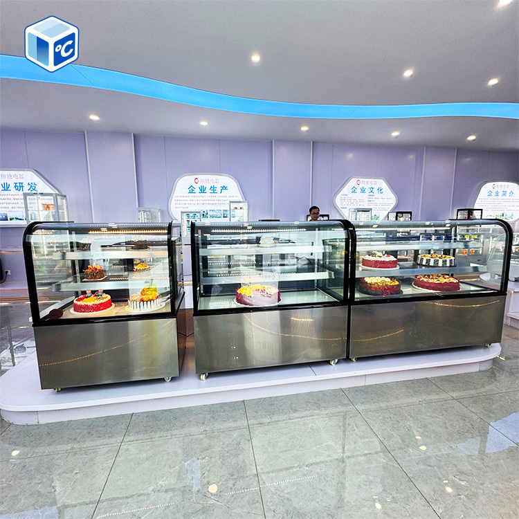 Dwupoziomowa komercyjna chłodz – Glass Cabinet Display recenzja i cena