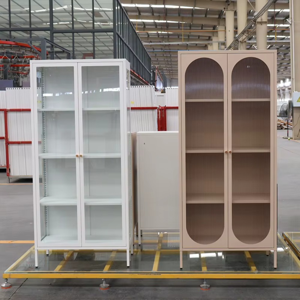 Bar, bufet, wysoka szafka, wit – Glass Cabinet Display recenzja i cena