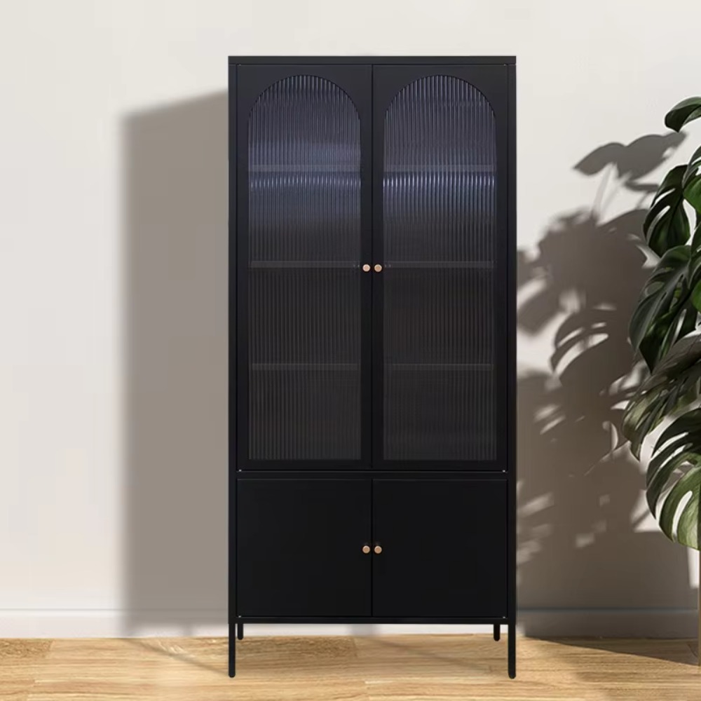 Bar, bufet, wysoka szafka, wit – Glass Cabinet Display recenzja i cena
