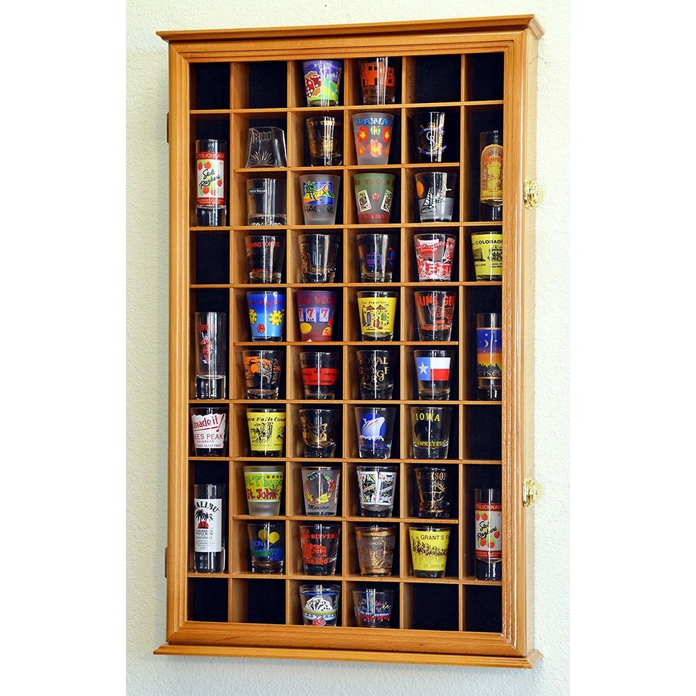 Szafka na 54 kieliszki do shot – Glass Cabinet Display recenzja i cena