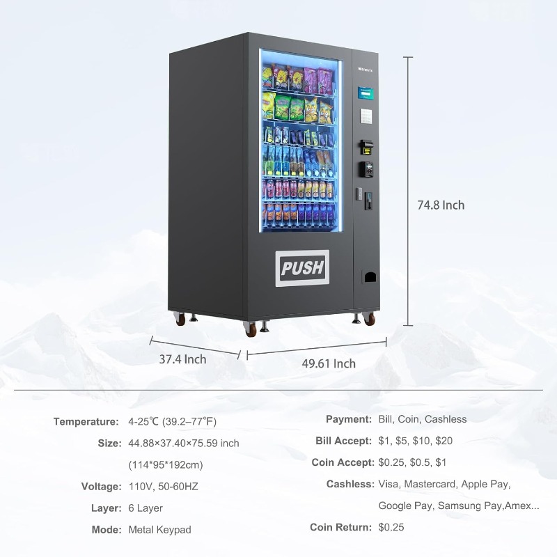 Automat vendingowy komercyjny  – Bill Acceptor Vending recenzja i cena