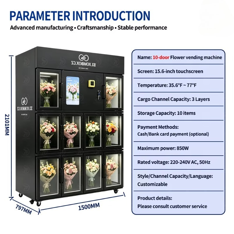 Automat do sprzedaży kwiatów z – Bill Acceptor Vending recenzja i cena